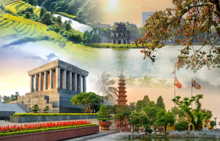 Hanoi full day culture and history tour featuring Ho Chi Minh Mausoleum, One Pillar Pagoda, Tran Quoc Pagoda, and Hoan Kiem Lake