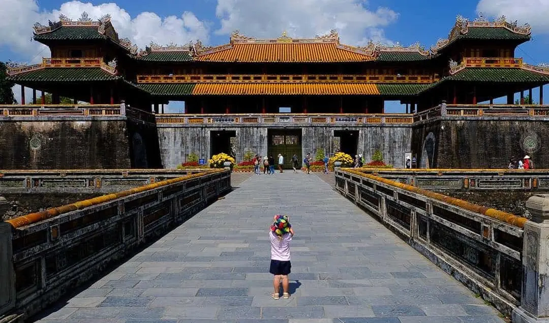 Hue Imperial Citadel viewed from Ngo Mon Gate.